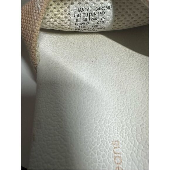 CALVIN KLEIN Slip On Sliders Flip Flop Sandals Women’s  Size 8 Pink Canvas - Picture 5 of 7